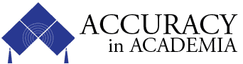 Accuracy in Academia